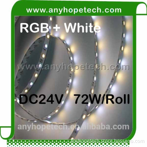 Multi color super bright 60ledm 5050 flexible waterproof rgb led strip 24v